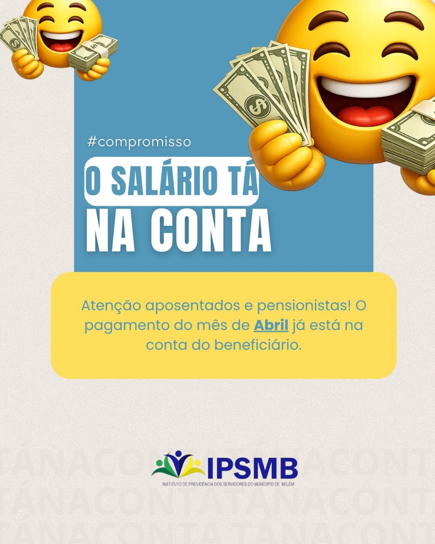 Tá na conta! 💙💰